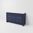 thumbnail image 6 of Lafarre 60 in W x 20 in D Navy Blue Double Bath Vanity and White Quartz Top, 6 of 9