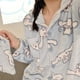 thumbnail image 1 of Sanrio-Pijama largo de felpa Cinnamoroll para niña, conjunto de 2 piezas, ropa de casa, Hello Kitty, Kuromi, Kawaii, regalo, 1 of 4