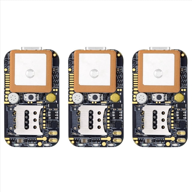 3X Placa de Circuito Impreso PCBA con Rastreador GPS ZX908 Mini 4G para de Seguimiento de Vehículos y Personas, Localizador Satelital Beidou Inalámbrico WIFI