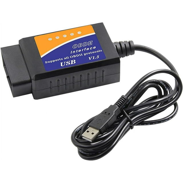 USB OBD 327 Car Diagnostic Scanner, USB Connector Cable Interface Scanner, All Vehicle Diagnostic Suitcase, Car Professional OBDII Diagnostic Tool