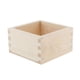thumbnail image 3 of Estuche de almacenamiento de madera maciza, organizador, porta joyas, suministros para manualidades, Burlywood 1, 3 of 9