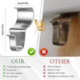thumbnail image 5 of Vinyl-siding Hooks For Hanging Outdoor, Upgrade Heavy Duty Hooks For Siding 10pcs, 5 of 5