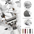 thumbnail image 5 of Hallway Runner Rug 2'x6', Grey Flowers Kitchen Runner Rugs Non-Slip Carpet Mats, Spring Watercolor Botanical Floral Leaf Plant Bedside Rugs Runners Washable Floor Carpet for Bathroom Laundry Room, 5 of 8