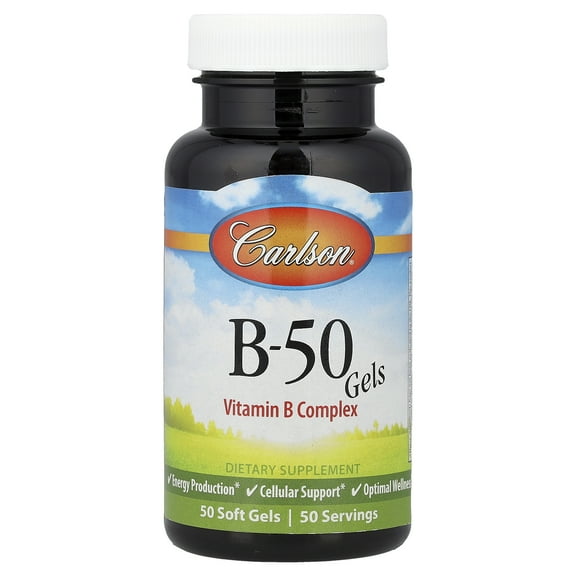 Carlson B-50 Gels, 50 Soft Gels