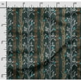 thumbnail image 2 of Soimoi Bird With Leaves Print, Poly Taffeta Fabric, Decor Sewing Fabric by The Yard 56 Inch Wide, Decorative Fabric for Outdoor Upholstery, Umbrellas and Home Accents, Dark Teal Green, 2 of 5