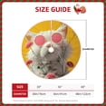 thumbnail image 2 of Lukts Floral Sunglasses Cat Art Print Color Life Christmas Tree Skirt, Winter Holiday Tree Mat Decoration ,Can be Used as A Shawl-48", 2 of 6