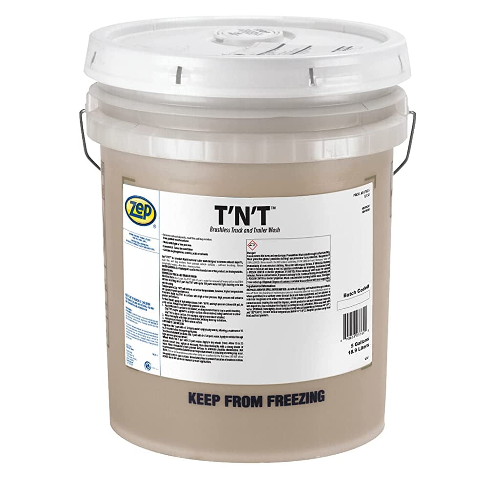 Zep Concentrated T'N'T Truck and Trailer Wash 5 Gallon (1 Pail