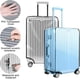 thumbnail image 4 of Cubierta de maleta de PVC transparente, protectores de cubierta de maleta impermeables de PVC transparente de 30 pulgadas Fundas protectoras de equipaje de PVC para maletas Equipaje de viaje, 4 of 5