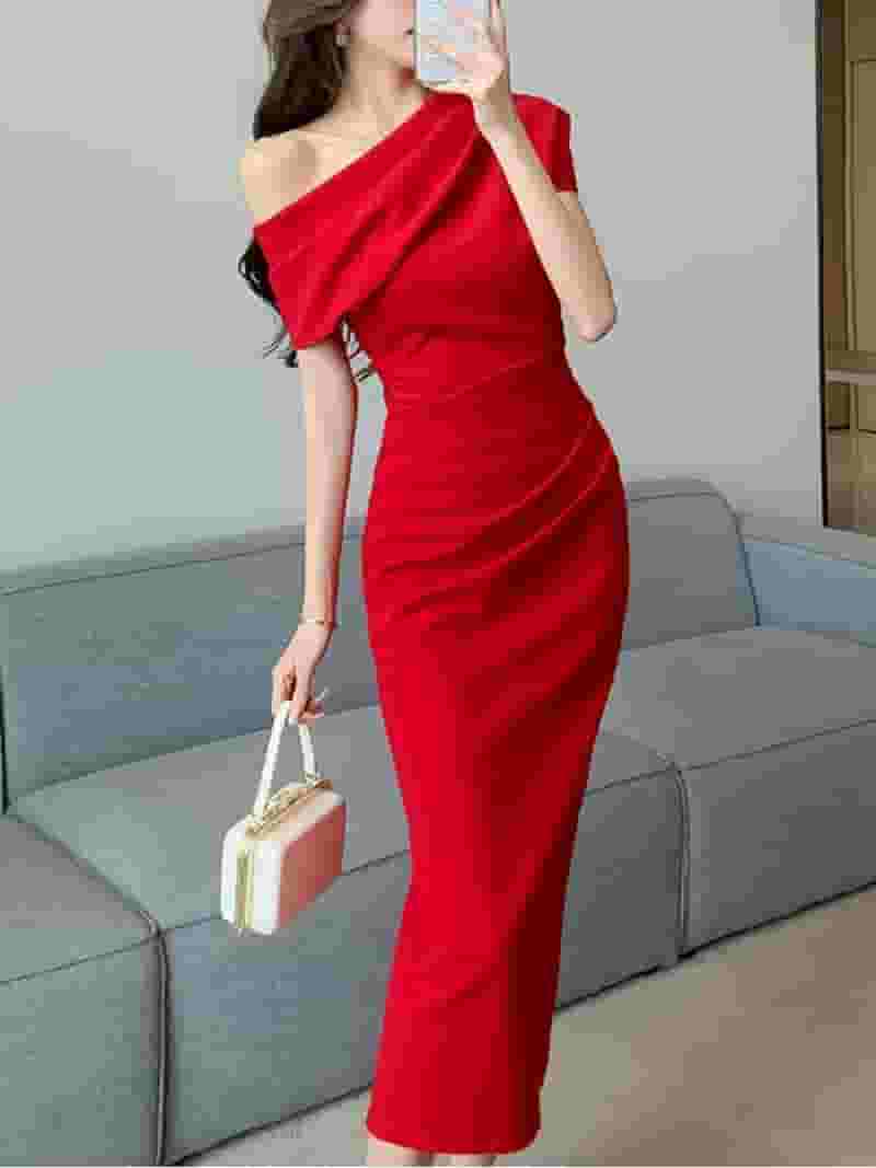 贈り物 Elegant Off Shoulder Evening Party Dresses Women Summer Clothing