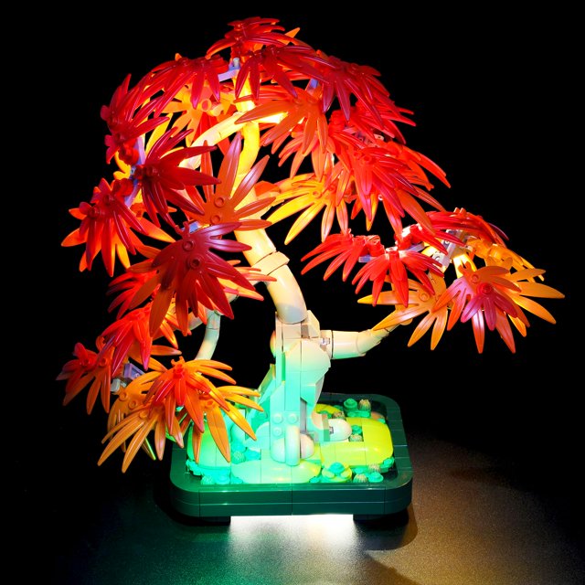 Kit de Luces LED flashebrick FB66026 para Lego Japanese Red Maple Bonsai Tree 10348