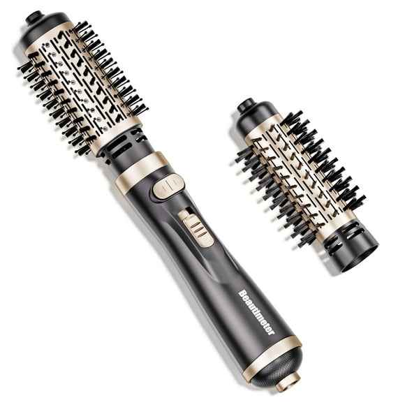 Beautimeter® 3 en 1 Hot Air Styler: cepillo secador giratorio con cepillos de 2 y 1,5 pulgadas