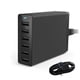 thumbnail image 2 of Matsuzay 1 Juego de cabezales de de recarga USB, herramientas de carga significativas multipropósito para casa, tienda, viajes, oficina, Plog Teléfono y Comunicación Negro UE Plog, 2 of 6