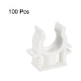 thumbnail image 3 of Water Pipe Clamps, 100 Pack Fit for 20mm(3/4") OD Hose U-Shaped Pipe Clamps Clips, 3 of 5