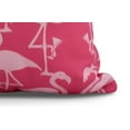 thumbnail image 2 of Simply Daisy, 26 x 26 inch, Flamingo Heart Martini Animal Print Pillow, Pink, 2 of 2