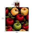thumbnail image 2 of Fruit Canvas Picnic Blanket Outdoor Waterproof Mat with Carry Handle - Large Size for Family and Friends - Durable and Easy to Clean, 2 of 6