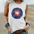 thumbnail image 2 of VerPetridure American Flag Tank Top Women 4th of July Tanks Tops for Womens USA Flag Patriotic Shirts Vest Sleeveless Tee, 2 of 4