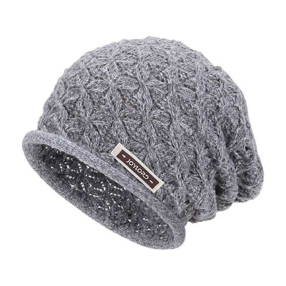 ATOYSOY Womens Knit Crochet Slouchy Beanie Hat Warm Knitted Ski Cap Hats Crochet Beret Beanie Hat Breathable Cap