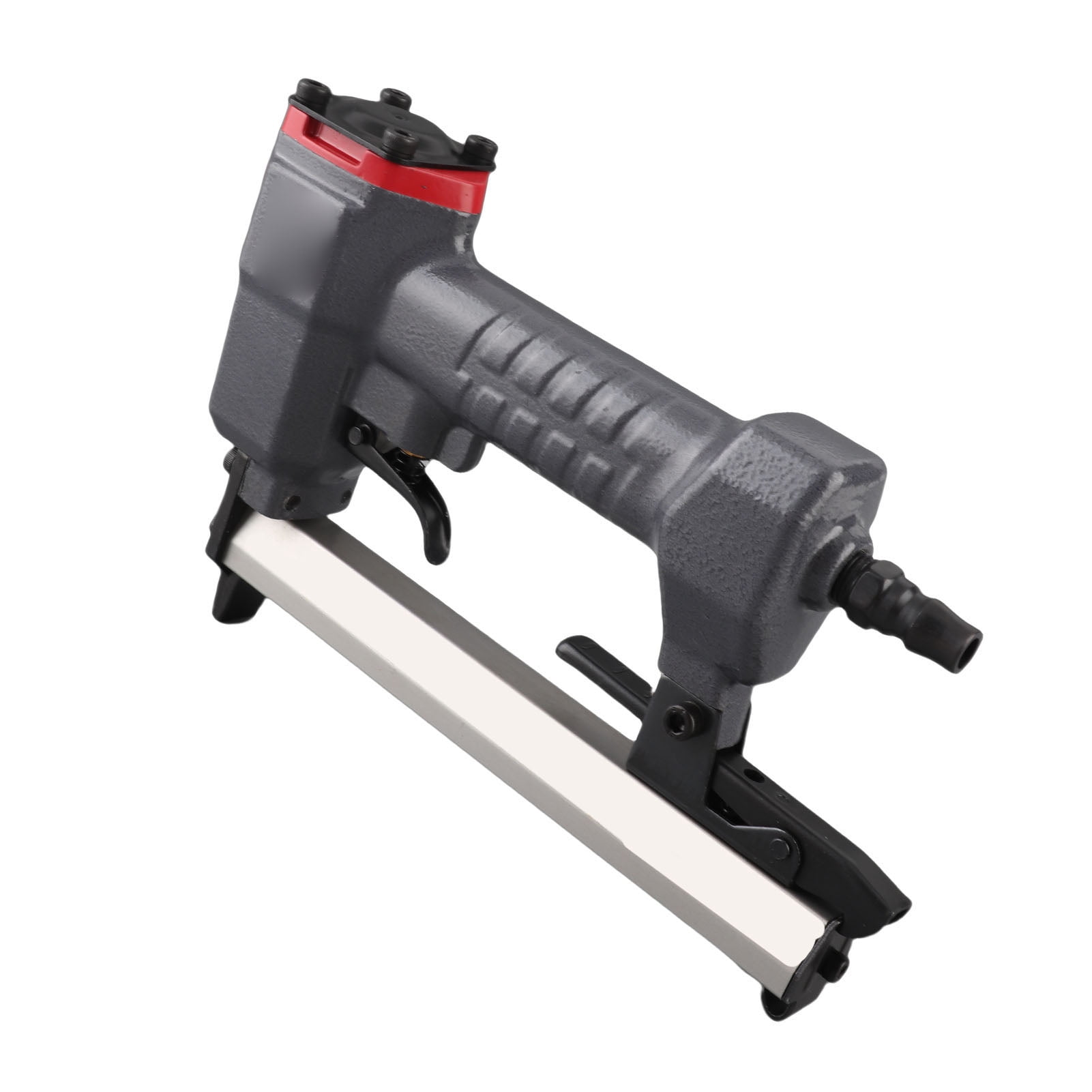 Rupoun Pneumatic Nailer U-Shape Air Nail Gun for Woodworking Flooring Roofing 100-Nail Capacity (0.24-0.51 inches / 6-13 mm)