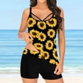 thumbnail image 2 of Betiyuaoe Women's Tankini Swimsuits Large Bikini Set Digital Print Suspender Beach Split Bathing Suits, 2 of 7