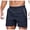 Navy, variant on Men's Gym Shorts Linerless for Workout Training and Summer Casual Comfort Wear