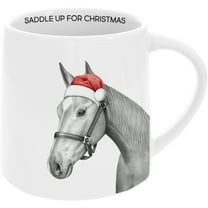 Pavilion Gift Company - Christmas Saddle - 17 oz Mug