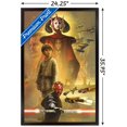 thumbnail image 3 of Star Wars: The Phantom Menace - Celebration Mural Wall Poster, 22.375" x 34", Framed, 3 of 3
