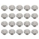 thumbnail image 1 of 30 unids botones linguales dentales Redondos Material dental de ortodoncia ortodónticos (plata), 1 of 5