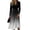 Black, variant on Floral Dress for Women Long Sleeve V Neck Wrap Crossover Wedding Dresses Elegant Formal Wrap Dress