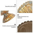 thumbnail image 3 of COMPUKAS 1Set Small Floral Urn Planter in Golden for Storage 15.50X15.50X13.00in, 3 of 7