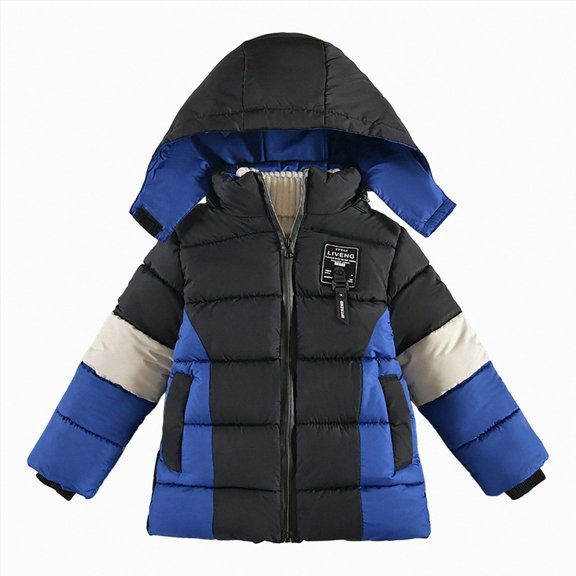 Kids Coat Winter Baby Jacket Girls Boys Hooded Toddler Outwear Zipper Windproof Warm Thick Girls Coat Jacket,Hooded Winter Coat 3-4 Years
