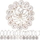 thumbnail image 1 of White Zinc Alloy Wine Glass Charms with Letter Pattern for Decoration 26 Pieces, 1 of 1