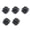 5pcs, variant on Quick Release Push Button Lock Strong Alloy Construction Push Button Latches for Recreational Vehicles & Watercrafts