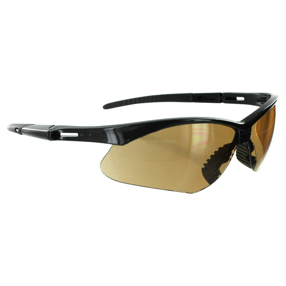 Rugged Blue Mojave Safety Glasses Amber