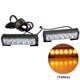 thumbnail image 1 of Luz de advertencia estroboscópica para coche, 6 LED, 12V, 36W, luces de policía para remolque de camión (amarillo), 1 of 9
