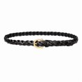 thumbnail image 4 of Catelles Women's Camel Woven Top-Grain Leather Belt, with Alloy Buckle, Wear-resistant & Suitable for Casual and Fashionable Outfits,Gift Box For waist 29-31" Width 0.95"(2.4cm), 4 of 8