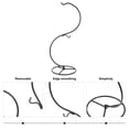 thumbnail image 3 of MasteelfCA 1PC Home Micro Landscaping Hanging Rack Delicate Small Hanging Bottle Bracket, 3 of 9