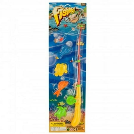 Bulk Buys HX154-64 Magnetic Fishing Play Set - 64 Piece -Pack of 64