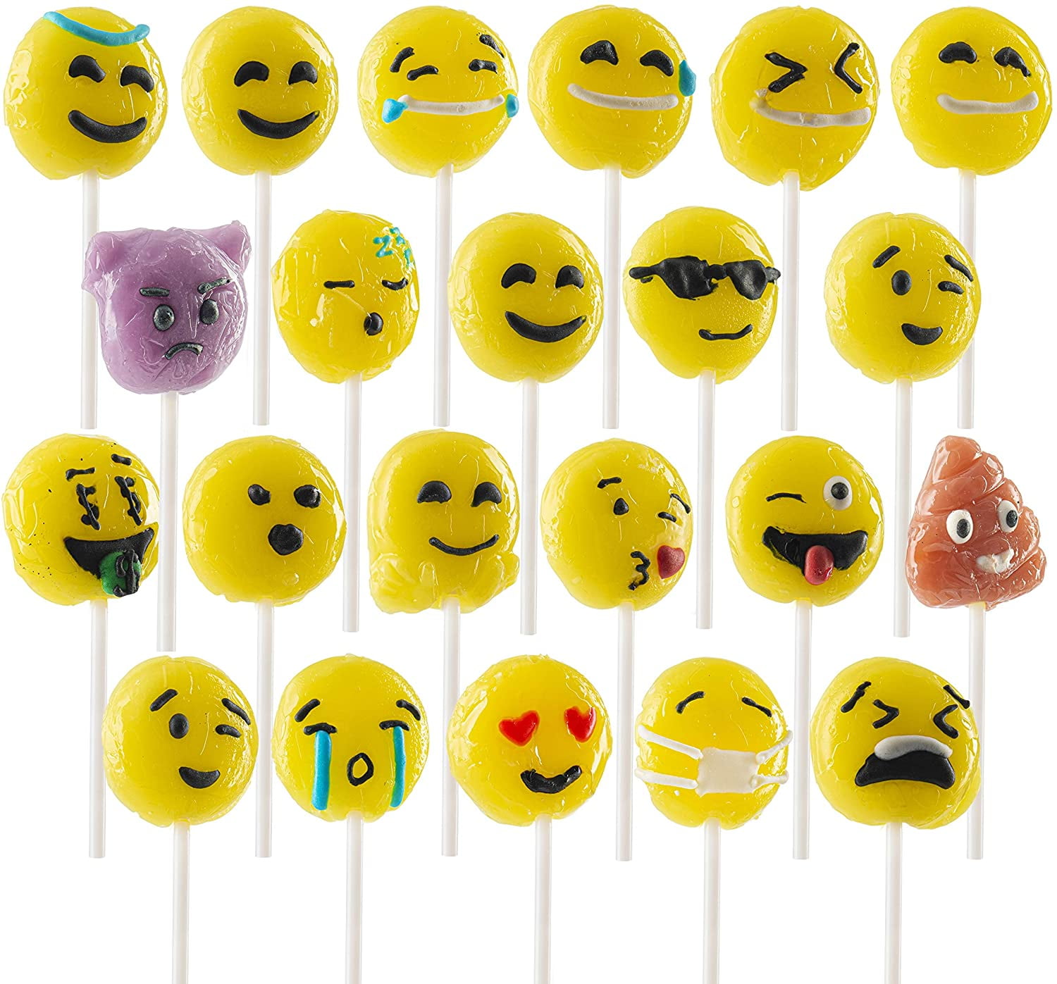 Prextex 24 Pack Emoji Lollipops Yummy Emojiland Suckers Candy On A Stick Walmart Com Walmart Com Prextex 24 Pack Emoji Lollipops Yummy Emojiland Suckers Candy On A Stick Walmart Com Walmart Com