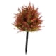 thumbnail image 5 of Plantas artificiales para jardín, arbustos artificiales, exterior, interior, granja, porche, patio Rojo, 5 of 9
