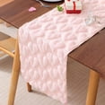 thumbnail image 1 of The Three Love Printed Tablecloth Can Feel The Delicate Bumps And Bumps Between The Fingertips Which Is Not Visually Sweet And But Also Enriches The Tactil, 1 of 4