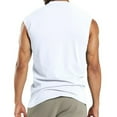 thumbnail image 3 of Tank Tops for Men with Pocket Sleeveless Button Crewneck T Shirts Mens Casual Solid Pullover Loungewear Athletic Workout Undershirts Tees, 3 of 4