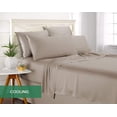 thumbnail image 5 of PURE BAMBOO Pillowcases - Queen Size 2-piece Set (20"x30") - Genuine 100% Organic Bamboo Viscose, Luxuriously Soft & Cooling, Double Stitching, Envelope Closure (2 Queen Pillowcases, Sand), 5 of 6
