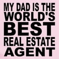 thumbnail image 2 of CafePress - My Dad Is The Worlds Best Real Estate Agent Body S - Baby Light Bodysuit, Size Newborn - 24 Months, 2 of 4