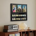 thumbnail image 4 of Challenge Coin Display Holder with Photo Frame Holds Three 6x4 Inch Photos & 17-30 Challenge Coin for Family Memories Collectors, 4 of 6