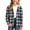 Grey, variant on Actgleam Boys Girls Christmas Plaid Shirts Long Sleeve Button Down Hooded Plaid Top Blouse 8Years,Red