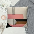 thumbnail image 2 of ARISTURING  Modern Boho Throw Pillow Cover, Simple Textured Neutral Accent Pillowcase, Minimalist Abstract Geometric Decorative Cushion Sham for Bed Couch Sofa, 2 of 5
