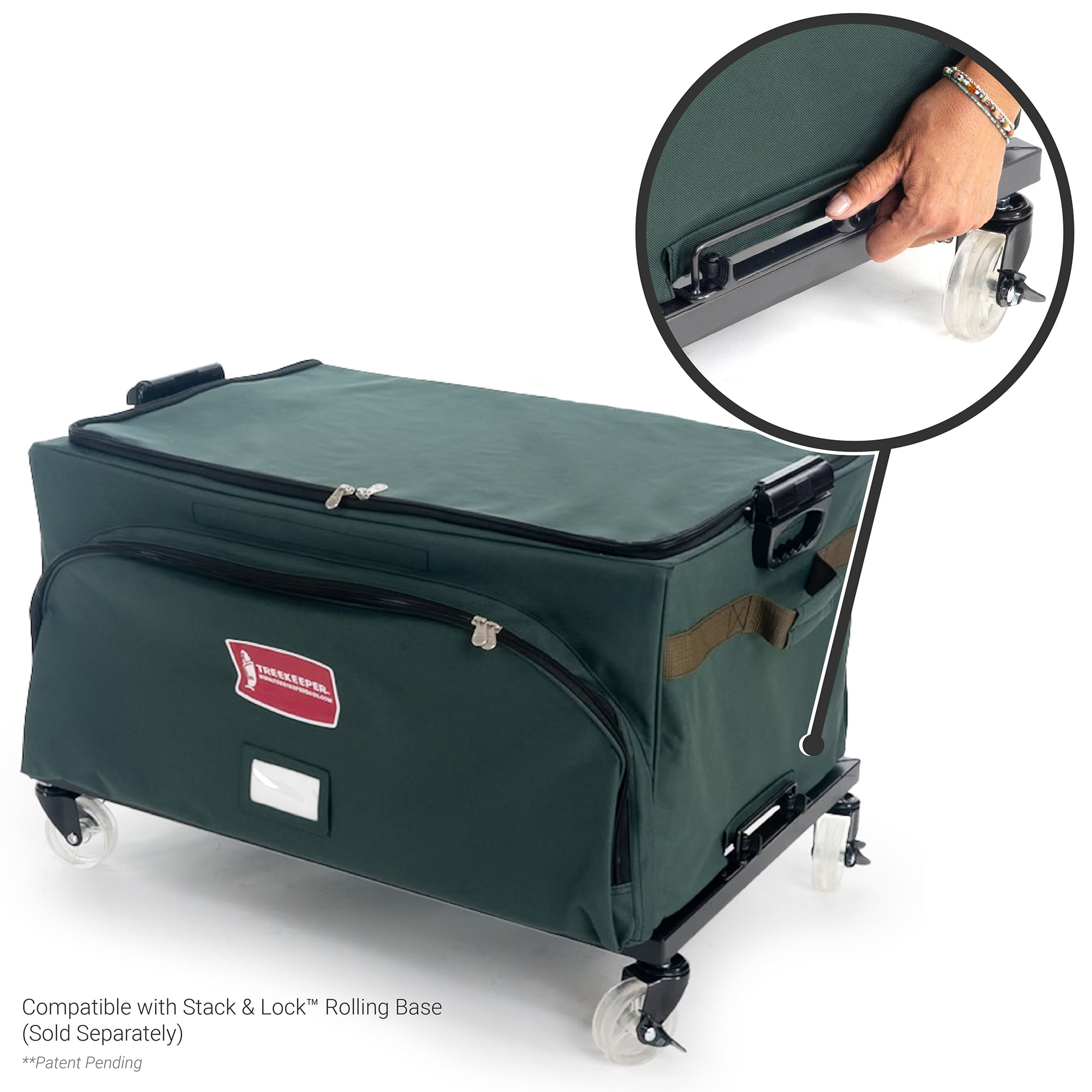 TreeKeeper Three Tray Ornament Storage Bag w/ Front Pocket