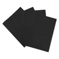 thumbnail image 4 of Plastic Twin-Pocket Report Covers With 3 Fasteners, 100 Sheets, Black, 10/pk, 4 of 5