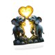 thumbnail image 5 of 2d pareja decoración amor corazón elefantes señales adornamiento amigo regalo de decoración acrílica plana adorno de mesa para estante, 5 of 8