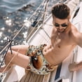thumbnail image 2 of luoweisi Men's Beach Shorts Quick Dry Swim Trunks with Mesh Lining Squirrel 2XL, 2 of 5